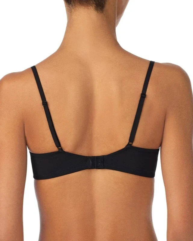 Бюстгальтер-балконет с плотной чашкой DKNY Deco lace (Черный) фото 2