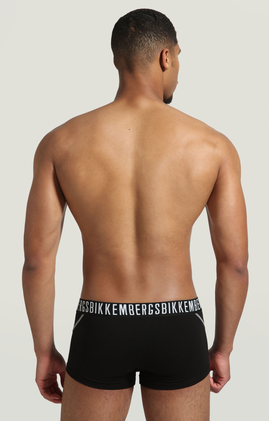 Комплект мужских трусов-боксеров BIKKEMBERGS Fashion Pupino (2шт) (Черный) фото 2