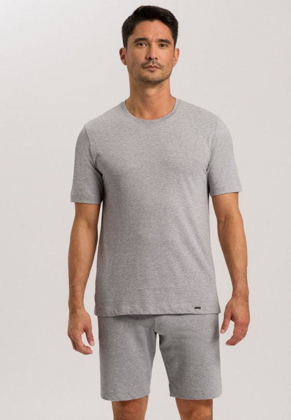 Мужская футболка HANRO Living Shirts (Серый) фото 2