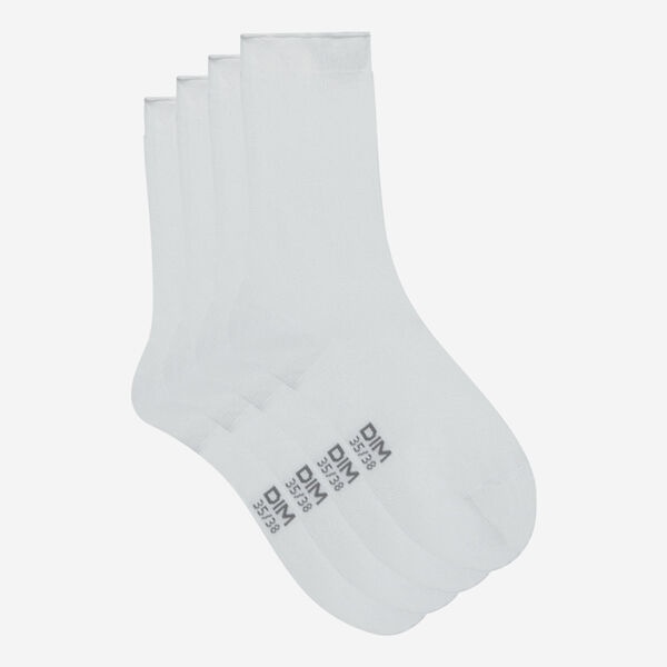 Комплект женских носков DIM Modal (2 пары) (Белый) фото 2