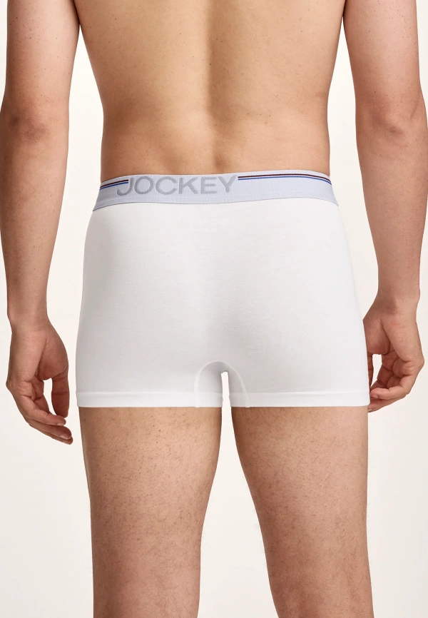 Комплект мужских трусов-боксеров JOCKEY Cotton Stretch Comfort (3шт) (Белый) фото 3