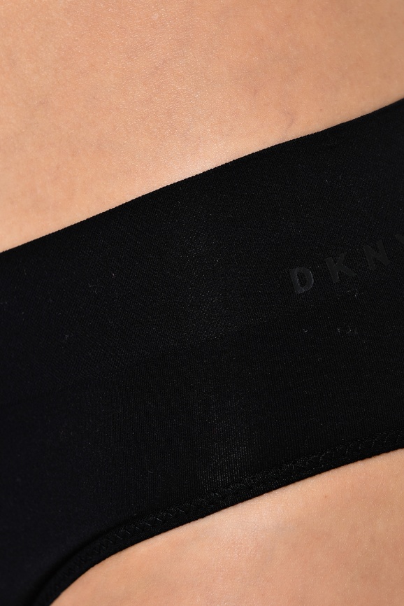Женские трусы-слипы DKNY Seamless Litewear (Черный) фото 4