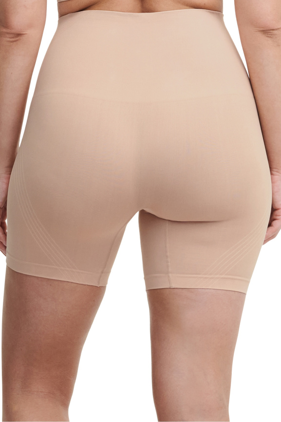Женские высокие трусы-шорты CHANTELLE Smooth Comfort (Бежевый) фото 2