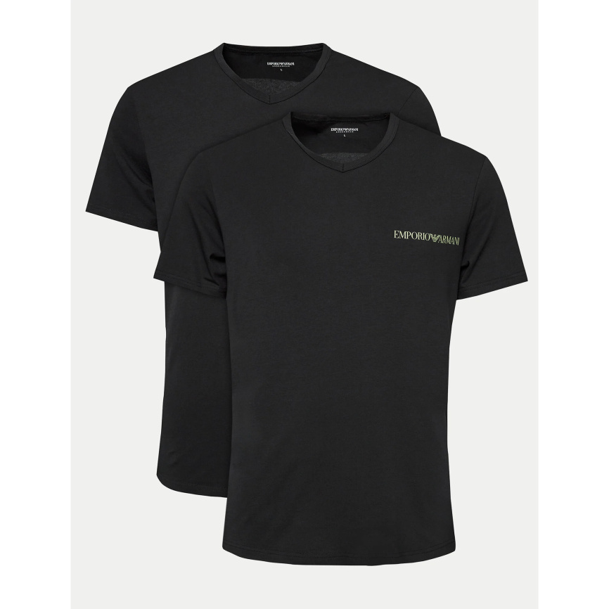 Комплект мужских футболок EMPORIO ARMANI (2шт) (Black/Black 23820) фото 1