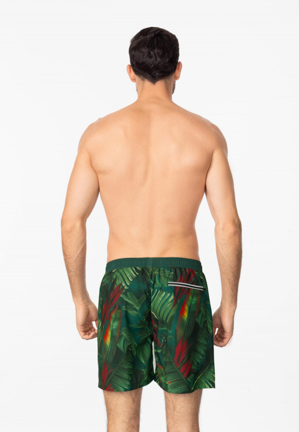 Мужские пляжные шорты MARC AND ANDRE Printed Shorts (Зеленый) фото 2