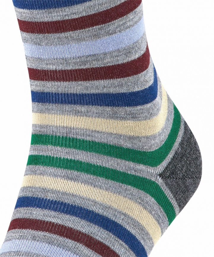 Носки мужские FALKE Tinted Stripe (Серый) фото 3