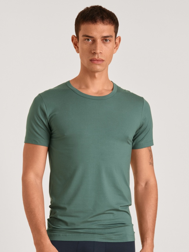 Мужская футболка CALIDA Balanced Day (Зеленый) фото 1