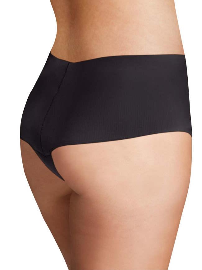 Женские трусы-стринги корректирующие MAIDENFORM Curvy (Черный) фото 2