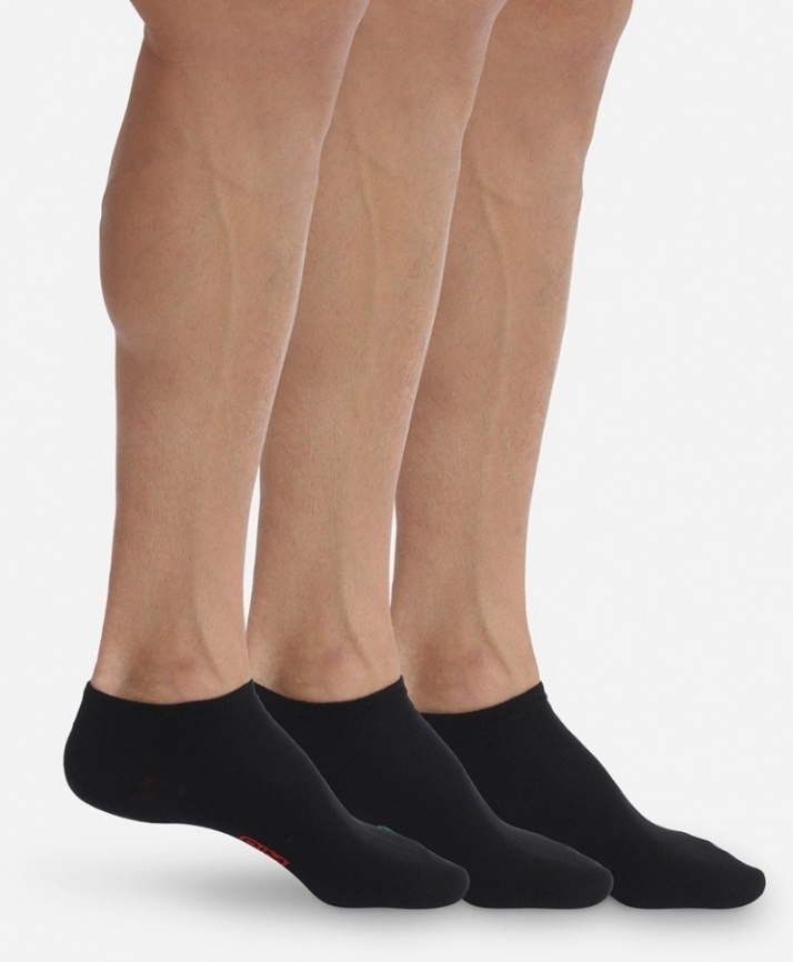 Комплект мужских носков DIM Basic Cotton (3 пары) (Черный) фото 1