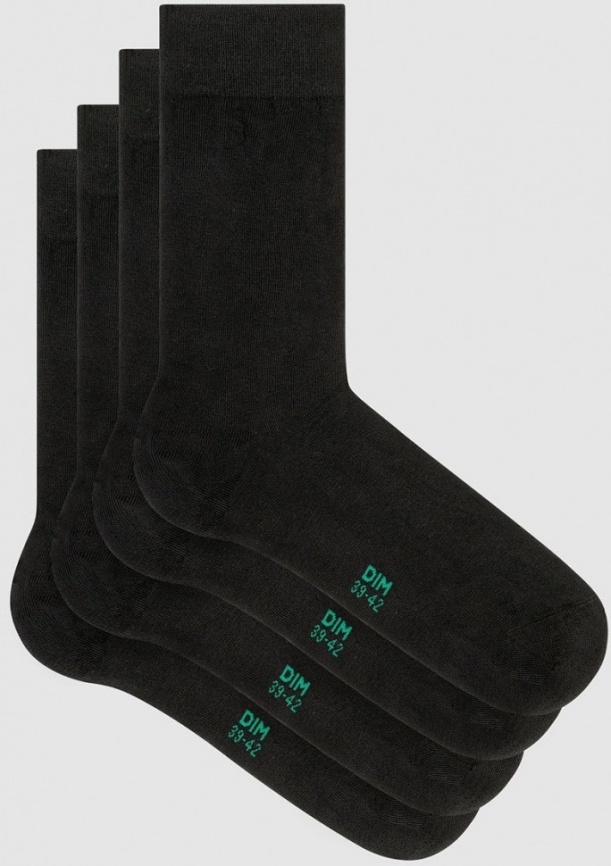 Комплект мужских носков DIM Green Bio Ecosmart (2 пары) (Антрацит) фото 2