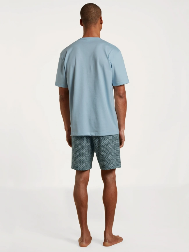 Мужская пижама CALIDA Relax Imprint 2 (Голубой) фото 3