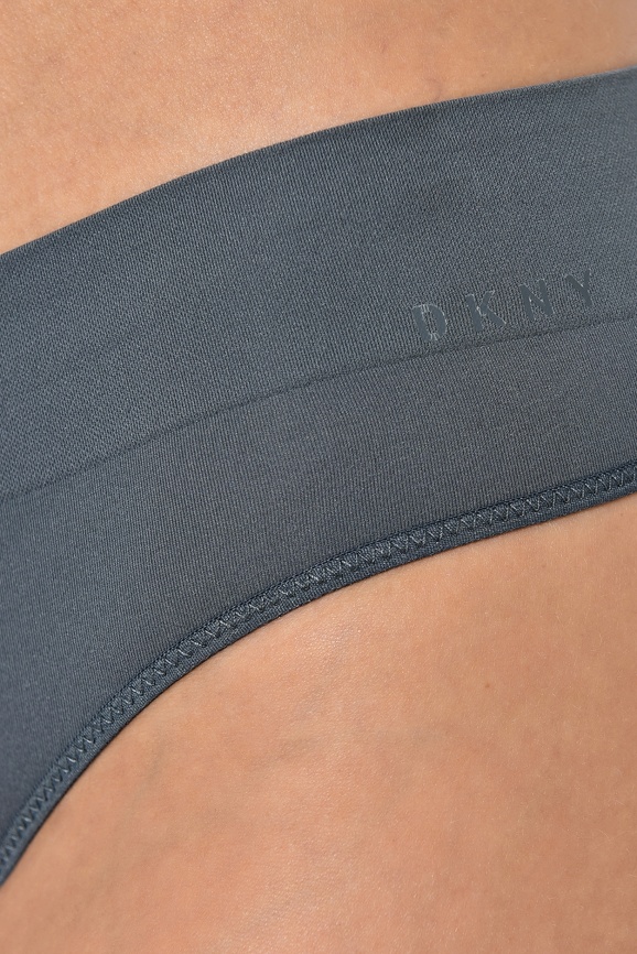 Женские трусы-стринги DKNY Seamless Litewear (Серый) фото 4