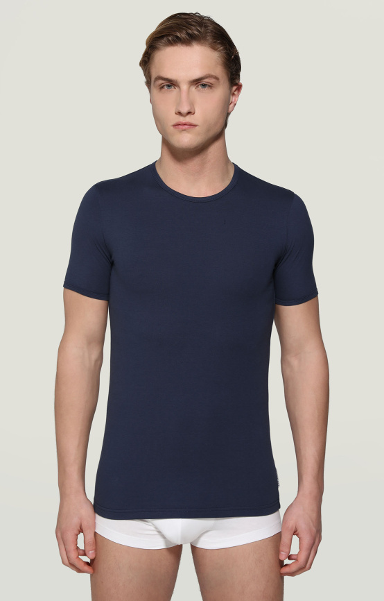 Мужская футболка BIKKEMBERGS Essential (Темный-Синий) фото 1