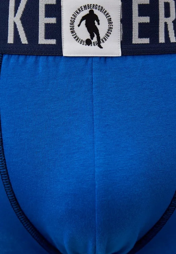 Комплект мужских трусов-боксеров BIKKEMBERGS Fashion Pupino (2шт) (Синий) фото 2