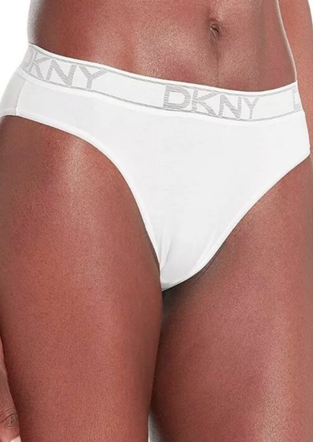 Женские трусы-слипы DKNY Table Tops Cotton (Белый) фото 1