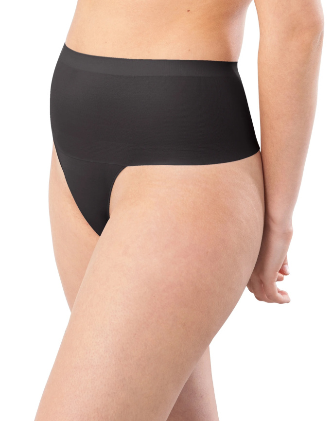 Женские трусы-стринги корректирующие MAIDENFORM Shaping Thong (2шт) (Черный) фото 1