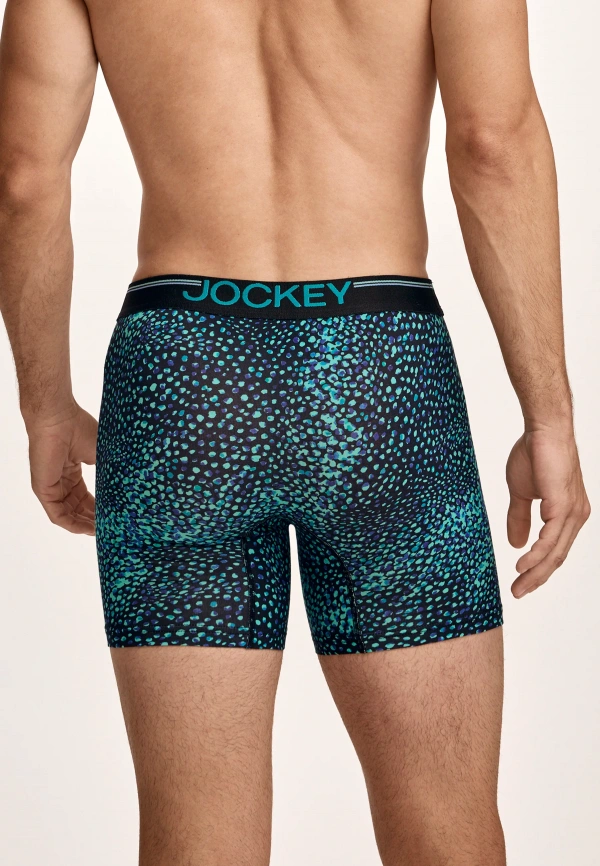 Комплект мужских трусов-боксеров JOCKEY Cotton Stretch Comfort (3шт) (Зеленый) фото 3