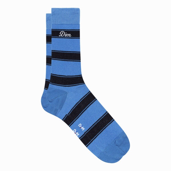 Мужские носки DIM Monsieur (Голубая полоска) фото 2