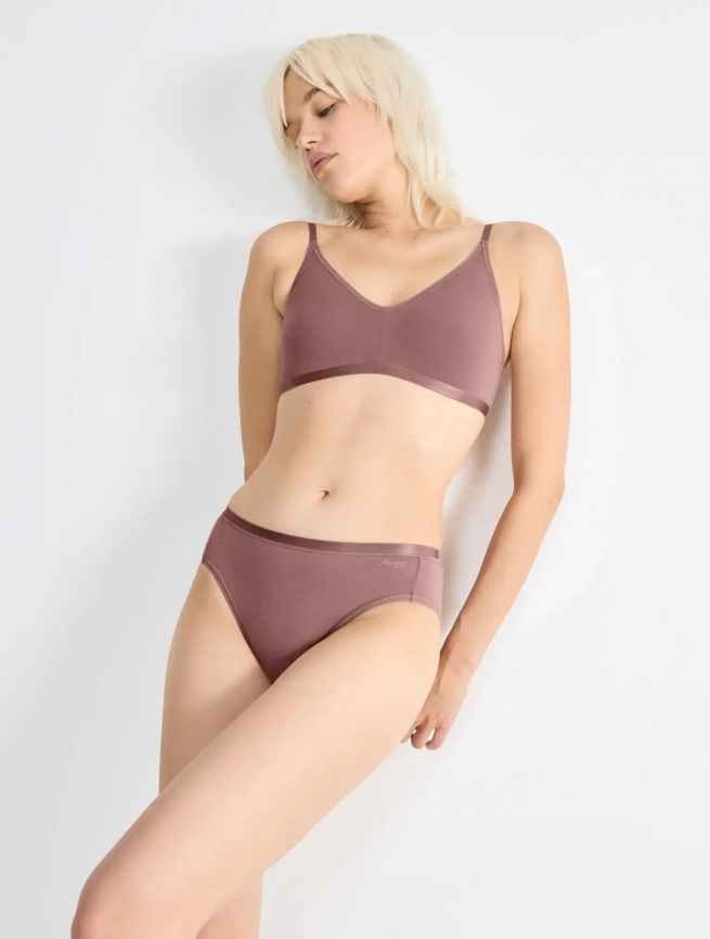 Женские трусы-слипы SLOGGI GO Daily Cotton (Какао) фото 3