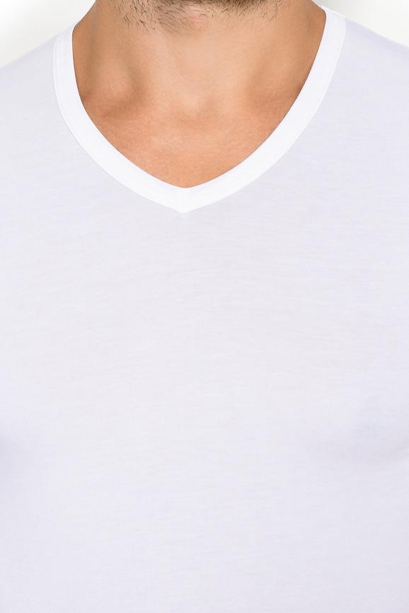 Мужская футболка JOCKEY Cotton+ (Белый) фото 4