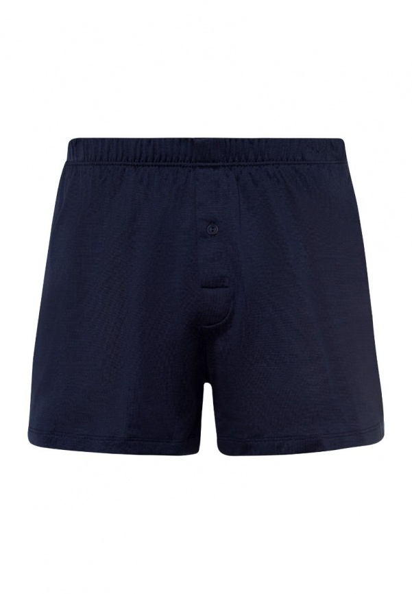 Мужские трусы-шорты HANRO Cotton Sporty (Синий) фото 1