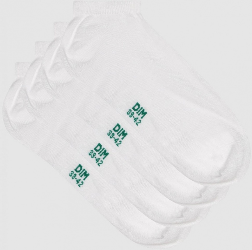 Комплект мужских носков DIM Green Bio Ecosmart (2 пары) (Белый) фото 2