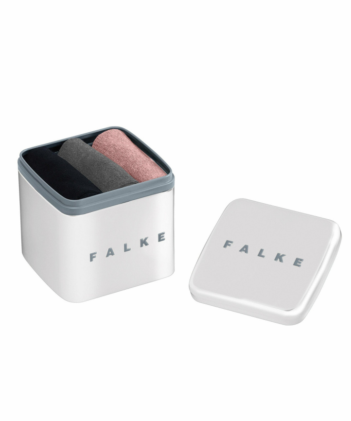 Носки женские FALKE Happy Box (3 пары) (Белый) фото 2