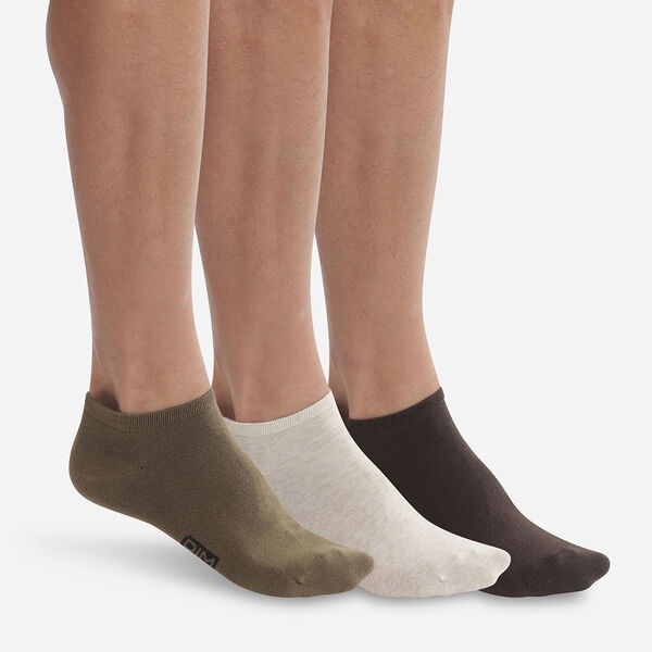 Комплект мужских носков DIM Classic Cotton (3 пары) (Хаки/Коричневый/Бежевый) фото 1