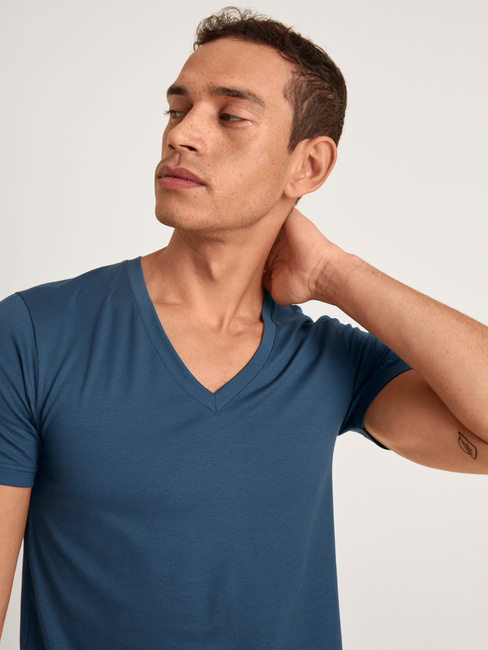 Мужская футболка CALIDA Evolution (Синий) фото 3