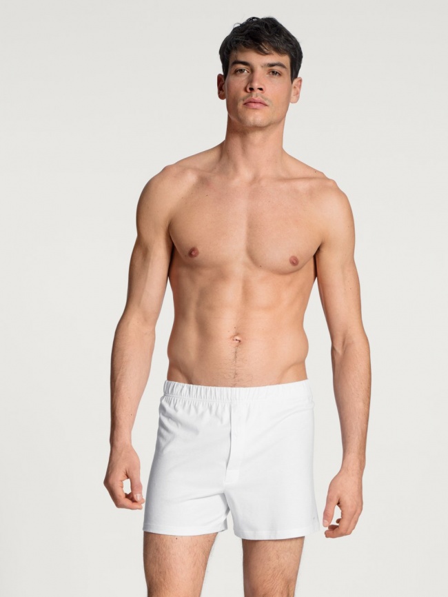 Мужские трусы-шорты CALIDA Cotton Code (Белый) фото 3