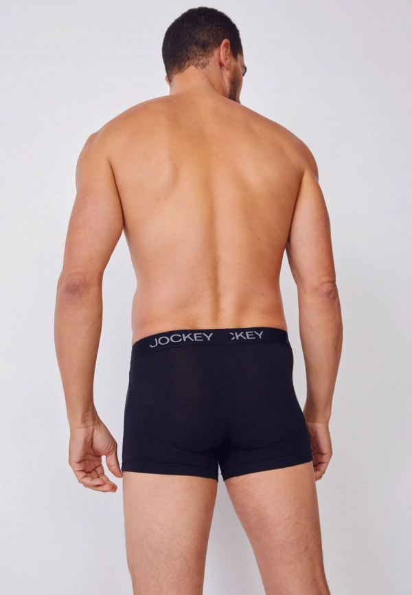 Комплект мужских трусов-боксеров JOCKEY Chafe Proof Pouch (2шт) (Черный) фото 3