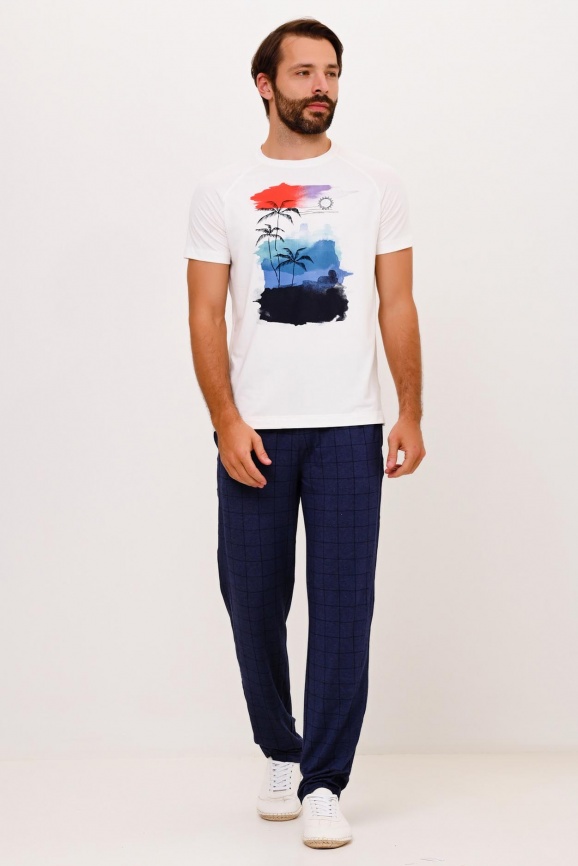 Мужская футболка JOCKEY Balance (Белый) фото 3