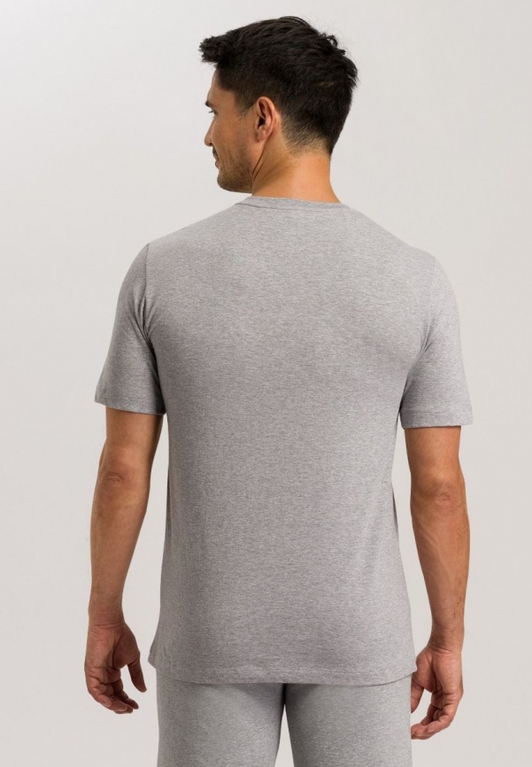 Мужская футболка HANRO Living Shirts (Серый) фото 3