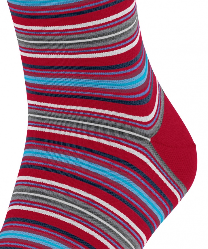 Носки мужские BURLINGTON Multi Stripe (Красный) фото 4