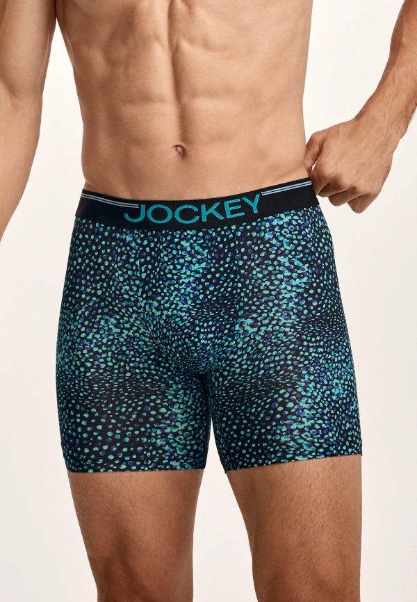 Комплект мужских трусов-боксеров JOCKEY Cotton Stretch Comfort (3шт) (Зеленый) фото 2