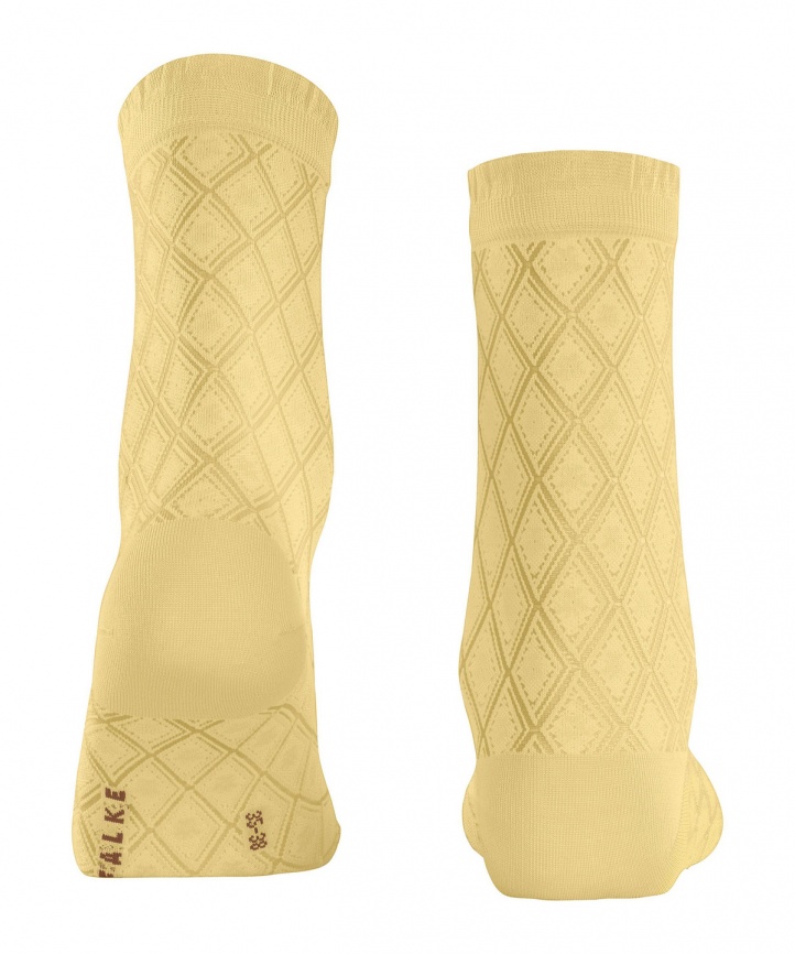 Носки женские FALKE Argyle Charm (Желтый) фото 2