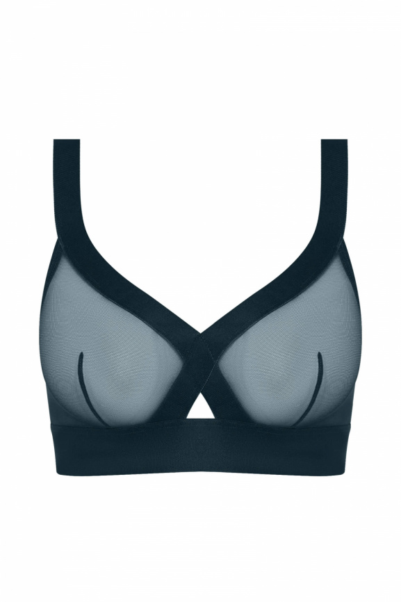 Бюстгальтер-бралетт с мягкой чашкой DKNY Sheers (Бирюзовый) фото 5