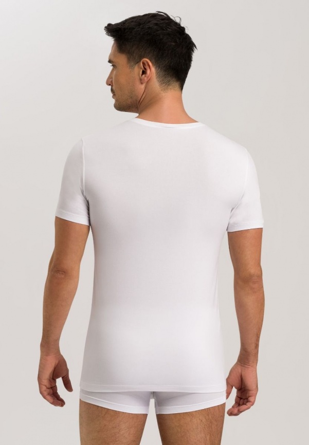 Мужская футболка HANRO Cotton Superior (Белый) фото 3