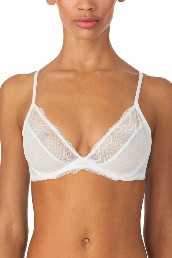Бюстгальтер с мягкой чашкой DKNY Wave Lace (Ванильный) фото 1