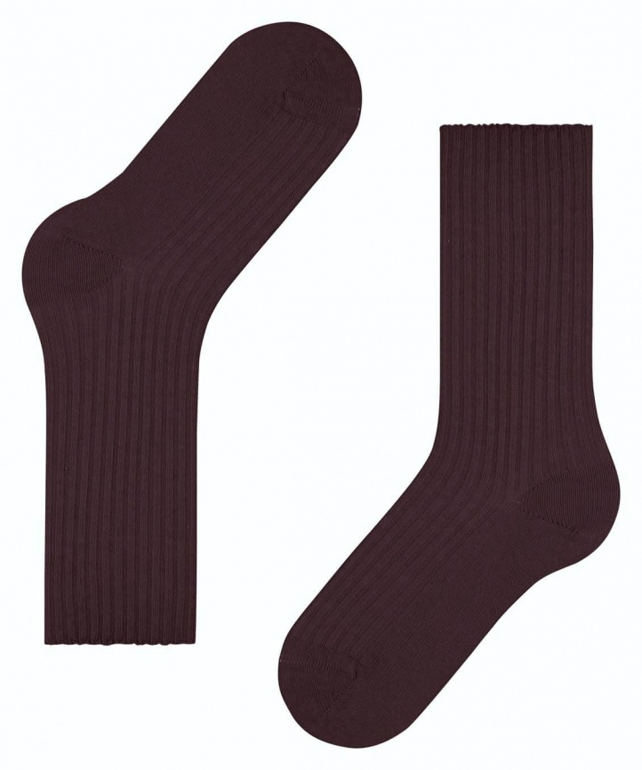 Носки женские FALKE Cosy Wool Boot (Бордовый) фото 4