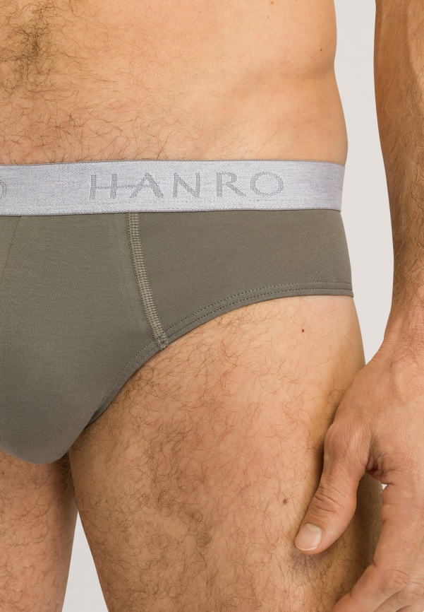 Комплект мужских трусов-слипов HANRO Cotton Essentials (2шт) (Набор цветов) фото 4