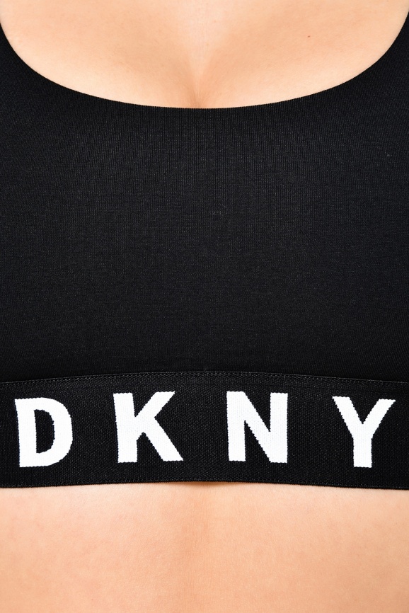 Бюстгальтер DKNY Cozy Boyfriend (Черный-Белый) фото 3