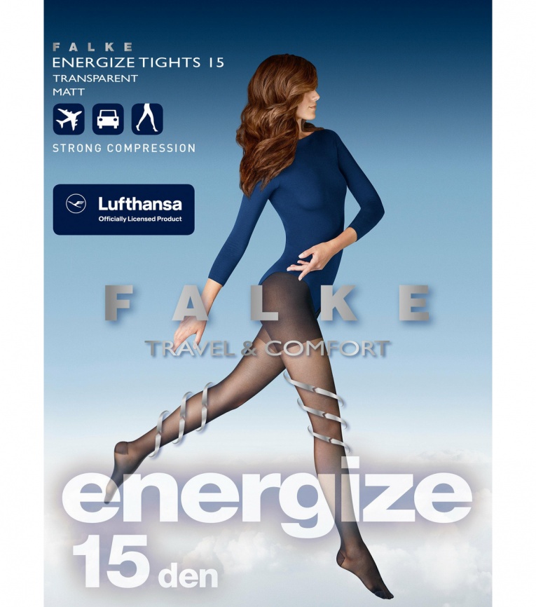 Колготки FALKE Energize Tights 15 (Черный) фото 4