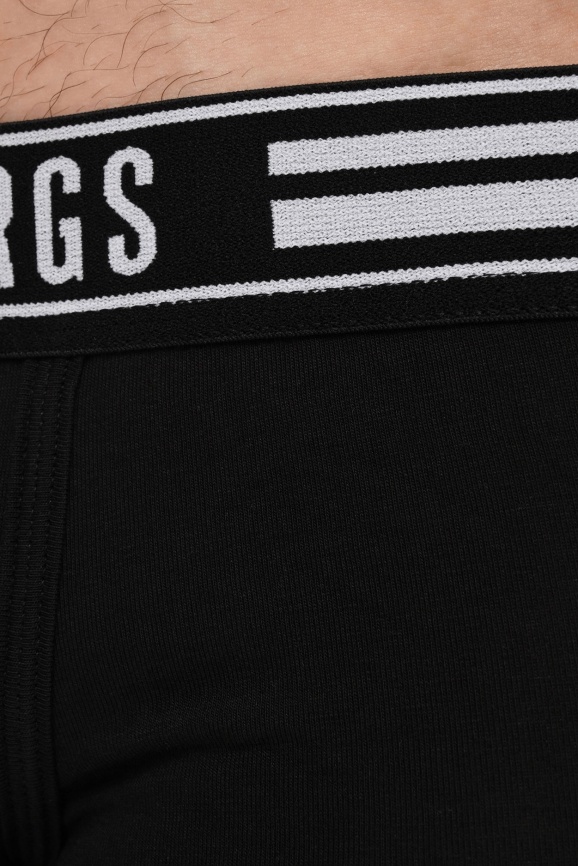 Комплект мужских трусов-боксеров BIKKEMBERGS Fashion Stripes (2шт) (Черный) фото 3