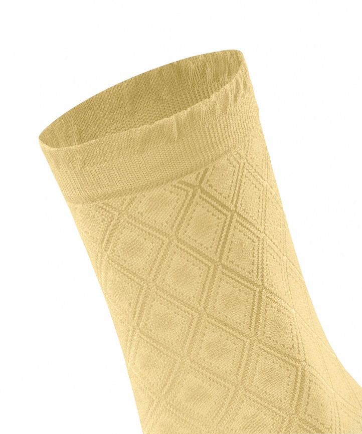 Носки женские FALKE Argyle Charm (Желтый) фото 3