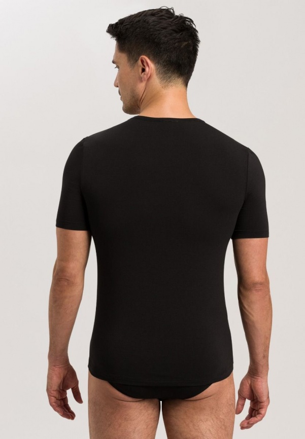 Мужская футболка HANRO Natural Function (Черный) фото 3