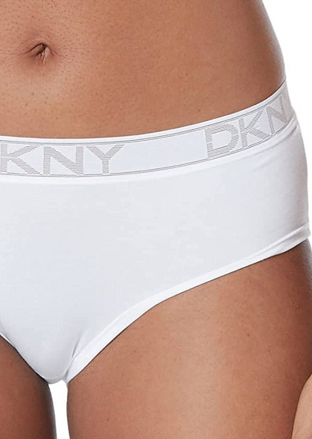 Женские трусы-хипстеры DKNY Table Tops Cotton (Белый) фото 3