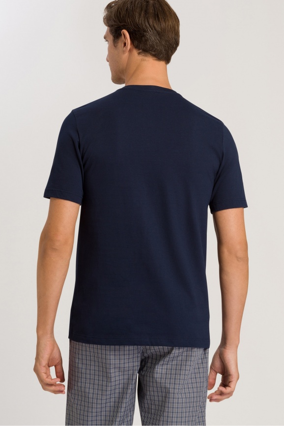 Мужская футболка HANRO Living Shirts (Синий) фото 2