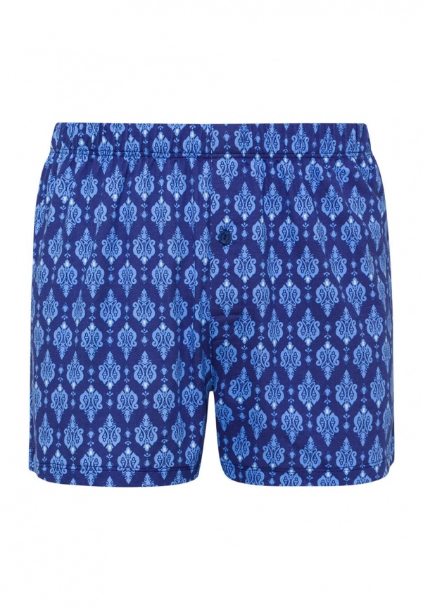 Мужские трусы-шорты HANRO Fancy Jersey (Синий) фото 1
