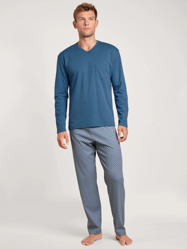 Мужская пижама CALIDA Relax Streamline 1 (Синий) фото 2